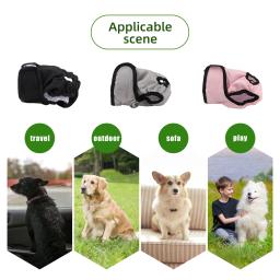 Fraldas para cães reutilizáveis, fraldas laváveis para cães fêmeas, tamanho ajustável, tamanho S, M, tamanho L, 3 pacotes - Image 6