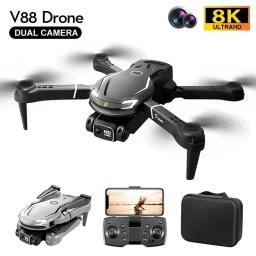 Para xiaomi v88 drone 8k 5g gps profissional hd fotografia aérea aeronaves de controle remoto hd câmera dupla quadcopter brinquedo uav - Image 5