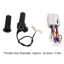 O motor bonde 12v/24v/36v 500w escovou o controlador e o aperto do acelerador de 3 velocidades ajustados para triciclos elétricos das bicicletas - Image 3