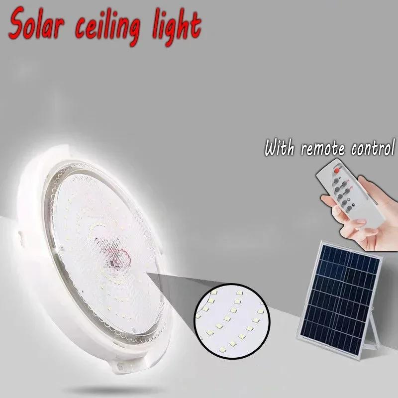 60/500w led solar luz de teto luz pingente ao ar livre indoor lâmpada de energia solar com linha luz do corredor para decoração do jardim quente - Image 1