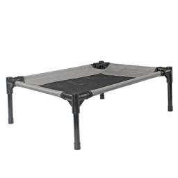 A cama elevada do cão levantou berços do animal de estimação para o cão pequeno portátil para interno e exterior com quadro durável respirável da malha - Image 2