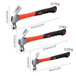 Martelo de garra de aço de alto carbono resistente, adequado para bater unhas, puxando unhas, decoração de casa, manutenção de carro - Image 6