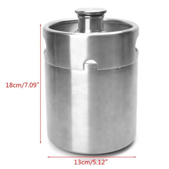 Mini Barril de Fermentação Inox para Cerveja Artesanal em Casa