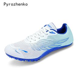 Tênis de Atletismo para Homens e Mulheres, Tênis Spikes, Atleta, Corrida, Treinamento, Leve, Partida de Corrida, Tênis Esportivos Spike, Tamanho 35-45 - Image 1