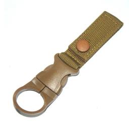 1pc suporte de garrafa de água clipe acampamento ao ar livre caminhadas garrafa de água náilon webbing fivela gancho mosquetão cinto mochila cabide ganchos - Image 4