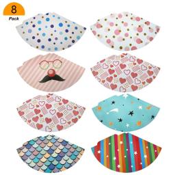 Chapéu de papel para adultos e crianças, decoração de festa para casamento, Baby Shower, feliz aniversário, Home Supplies, 8pcs - Image 6