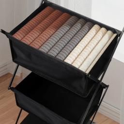Rack de armazenamento dobrável de três camadas, rack de armazenamento portátil para piqueniques, churrasqueira multifuncional, prateleira de acampamento ao ar livre - Image 3