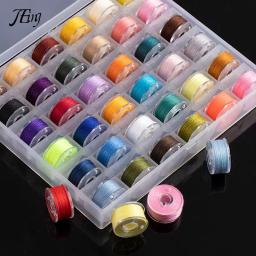 Conjunto De Caixa De Bobinas De Costura, Multicolor, Carretel De Linha, Carretéis De Máquina De Ponto, Acessórios De Costura - Image 1