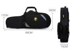 Mochila de saxofone à prova d'água e à prova de queda, estojo especial para saxofone alto, bolsa rígida portátil secundária - Image 2