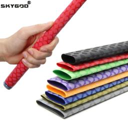 1/3 pçs antiderrapante tubo termo retrátil vara de pesca envoltório anti skid alça da bicicleta isolamento proteger raquete aperto capa à prova dwaterproof água - Image 1
