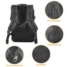Molle Pequeno Tactical Caminhadas Mochila, EDC Escalada Bag, Mochila de Viagem, Equipamento de Camping, Esporte, Homens, Mulheres, 20L - Image 6