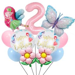 Suprimentos para festa de aniversário de fadas, talheres para festa de fadas, pratos de sobremesa, guardanapos, aniversário de meninas, chá de bebê, decoração de festa de chá - Image 6