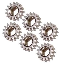 6 peças guitarra tuning peg engrenagens acessório instrumento de música componentes metal máquina cabeça botão tuner peg engrenagem substituir componente - Image 1