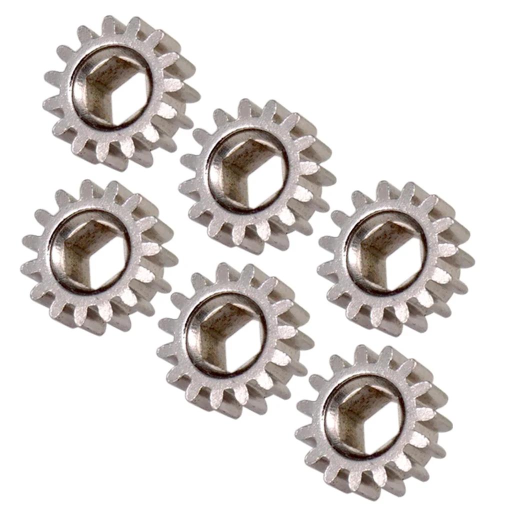 6 peças guitarra tuning peg engrenagens acessório instrumento de música componentes metal máquina cabeça botão tuner peg engrenagem substituir componente - Image 1