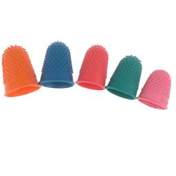 Contando Cone Borracha Dedal Protector, Costura Quilter, Dedo Ponta Craft, Acessórios Bordados, 5pcs por lote - Image 4