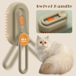 Escovas de cabelo elétricas para animais de estimação, Pente de cachorro, Produtos para gatos, Escova do cão, Remove Pet Hairs, Steam Grooming Goods - Image 5