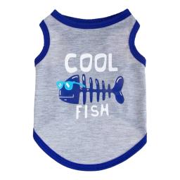 Regata para cães pequenos, Pet Vest com impressão de letras, Roupa fina para atividades ao ar livre, Verão, engraçado - Image 2