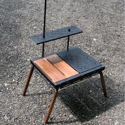 Mesa dobrável de liga de alumínio IGT exterior, mesa de expansão de 2 unidades, multifuncional, escurecimento, leve, 2024 - Image 3