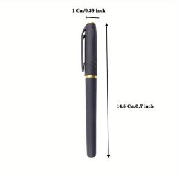 Caneta gel de tinta preta de grande capacidade 1.0 ponta bala caligrafia prática carbono preto para negócios de negócios de estudantes da escola - Image 3