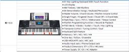 Teclado Piano Electronic Organ, MK-810, Fábrica Atacado, Instrumentos Musicais - Image 6