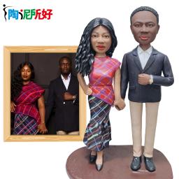 Figura Bobblehead personalizada, personalização de corpo inteiro em imagens, boneca Bobblehead personalizada, presente de Natal para pais e família - Image 2