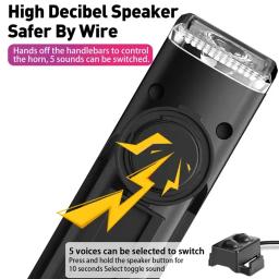 3 em 1 lâmpada de luz da bicicleta com computador tipo-c velocímetro ciclismo led mtb lanterna chifre farol acessórios - Image 2