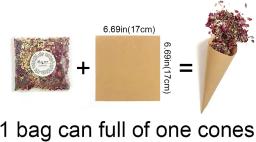 Pétalas de flores secas naturais, confete biodegradável, pétalas de rosa real para casamento e festa, 10 32 pacotes - Image 1