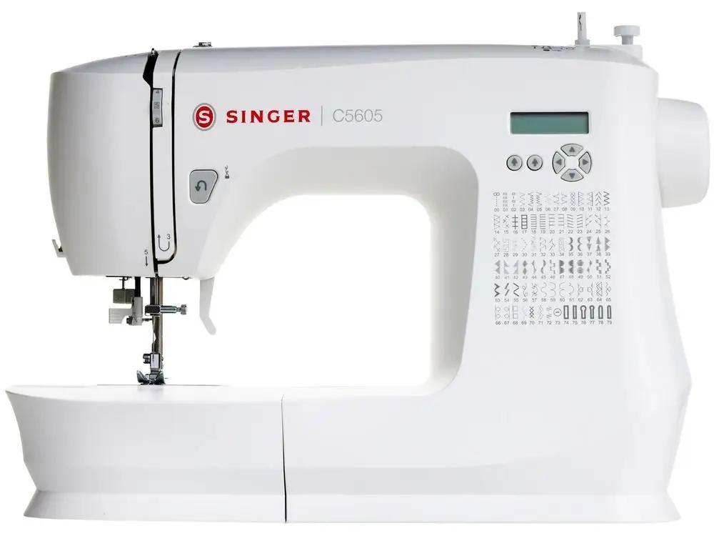 Máquina de Costura Doméstica Singer Eletrônica 80 Pontos C5605 - Image 1