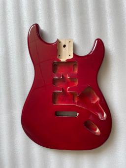 Kit de corpo de guitarra elétrica personalizado, instrumentos musicais de substituição, peças de bricolage, instrumentos de madeira, 6 cordas - Image 1