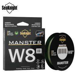 Seaknight novo w8 ii manster trança linha de pesca 150m 300m 500m 15-100lb 8 fios multifilamento pe linha para água doce água salgada - Image 1