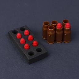 Bala macia para Glock, arma de brinquedo, clipe de cartucho, pistola de ejeção, pequeno, M1911, UPS, Desert Eagle, 7mm - Image 3
