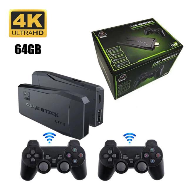 Controlador de Jogo M8 com Design Ergonômico, Confortável e Receptor USB, Armazenamento de 64GB