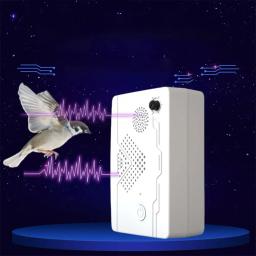 USB Recarregável Ultrasonic Bird Repeller Electronic Bird Scarer Device Outdoor Garden Yard Animal Repellent Drive Away Tools - Image 1