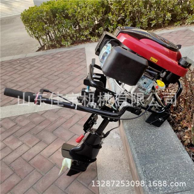 Remo Paddle-Montado 9 HP com Propulsor Subaquático e Câmbio para Fuzileiros Navais - Motor de Popa de Madeira