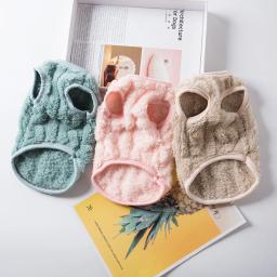 Moletom de lã para cães e gatos pequenos, roupas macias e aconchegantes para gatos, casaco quente para cachorrinho e gatinho, traje de estimação Sphynx outono e inverno - Image 3