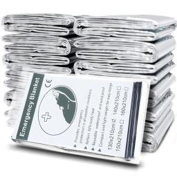 Mylar de Emergência Cobertor Térmico, Cobertor Foil Espaço, Projetado para Astron, Aquecedor do corpo, Primeiros Socorros ao ar livre Camping Caminhadas e Viagem - Image 1