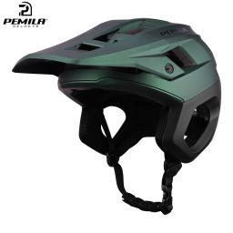 PEMILA-Capacete de Bicicleta Proteção Orelha Integrado, Meia Capacete Mountain Bike, Armadura BMX, Matt Color, Off Road, Corrida, Novo, 3/4 - Image 3