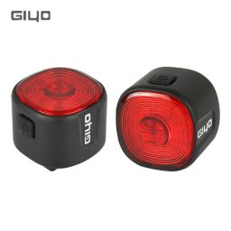 Giyo-Inteligente Noite Ciclismo Luz Traseira de Segurança, Auto Brake Sensing bicicleta taillight, IP66 Impermeável, MTB Road Bike Flash Lamp, 6 Modos - Image 6