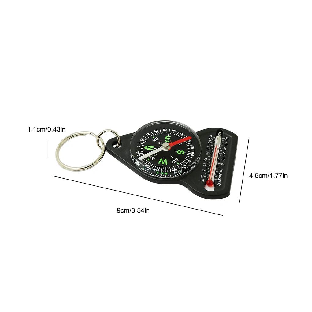Bússola militar portátil para acampamento ao ar livre, Folding Len, Exército Verde, Caminhadas, Sobrevivência, Viagem, Navegação Precisa, Ferramenta de Expedição - Image 1