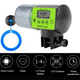 Inteligente Alimentador Automático De Peixes + Círculo De Alimentação, Dispensador De Alimentação Automática Do Tanque, LCD Indica, Acessórios De Aquário - Image 2