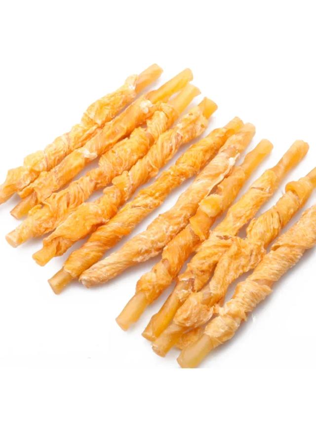 Deliciosos Snacks de Frango Fresco para Cães: Recompensas Saudáveis e Treinamento de Dentes para Filhotes