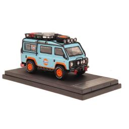 Modelo de carro diecast miniatura, passatempo colecionáveis, presentes colecionáveis, Master Defender 110, Van Camp G-U-L-F, 1:64 - Image 3