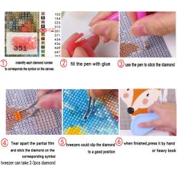5d diy pintura diamante deadpool kits de ponto cruz cheio diamante bordado personagens de filme mosaico imagem arte strass decoração - Image 6