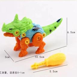 Brinquedo de dinossauro montado para crianças, favores de aniversário, sacola, enchimento de pinata, menino e menina, dia das crianças, bricolage, presente dos convidados, 5pcs - Image 2