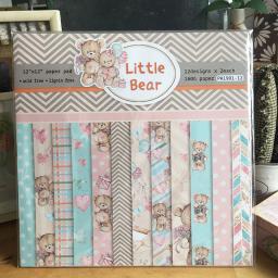 Pacote De Papel De Fundo Cardstock, Scrapbooking Bonito, Venda Quente, 24 Folhas de 12x12 em - Image 2