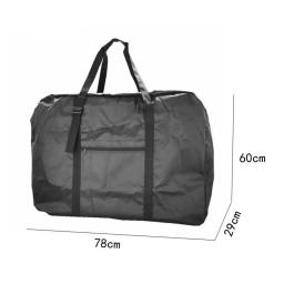 Packable bicicleta Carry Case, estojo para Airplane Car Train Trip, Folding bicicleta Travel Bag, 20" - Image 6