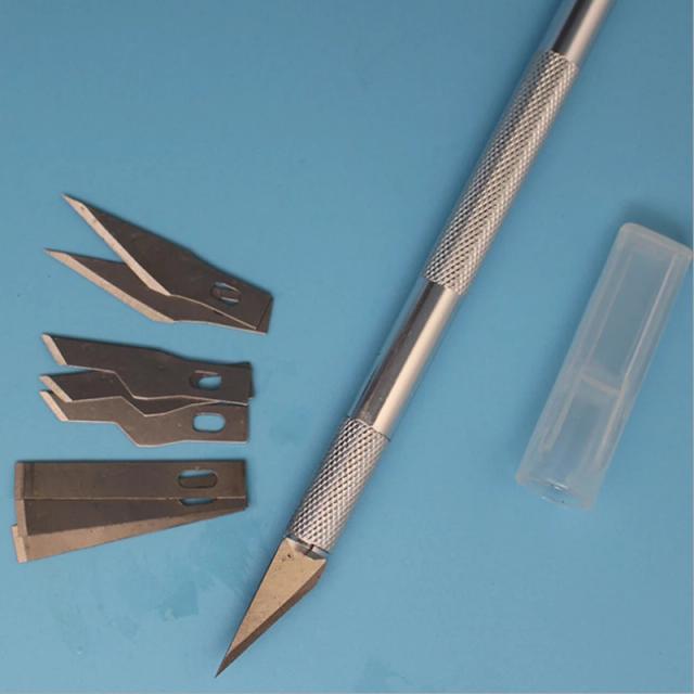 Faca de Precisão para Artesanato em Argila: Ferramenta Ideal para Escultura, Modelagem e DIY em Cerâmica e Polímero - Conjunto Completo