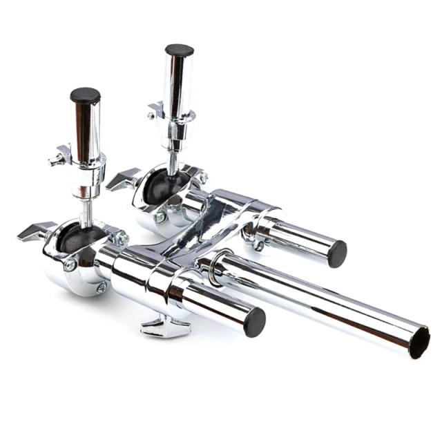 Ferro de Tambor com Braçadeira Angular para Suporte de Pratos e Acessórios de Bateria