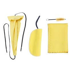 Kit de cuidados de limpeza de saxofone, conjunto de 3 peças de pano de limpeza + escova bocal, ferramenta de manutenção de instrumento de sopro - Image 2