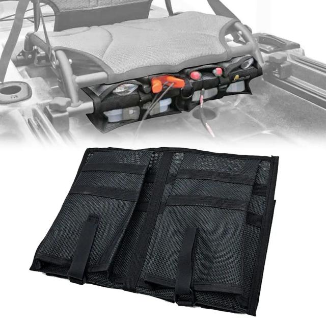 Saco de Armazenamento em Malha de Náilon para Caiaque e Canoas - Acessórios de Alta Capacidade para Esportes Aquáticos